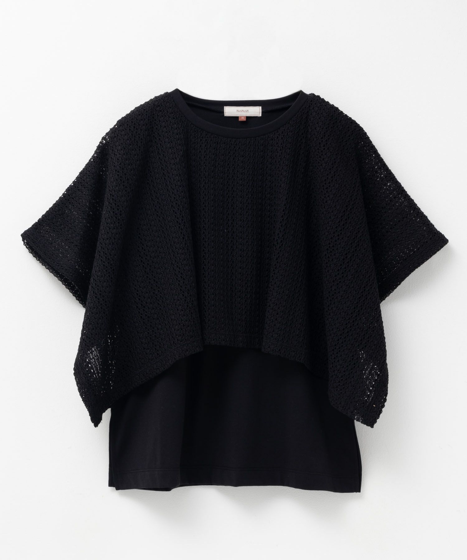 HusHusH ケープ調Tシャツ レディース メール便 対応商品商品画像-18