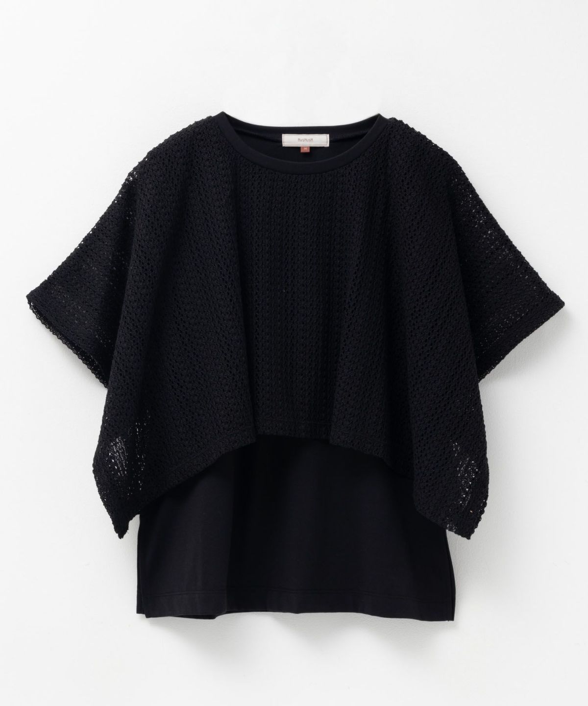 HusHusH ケープ調Tシャツ レディース ネコポス 対応商品