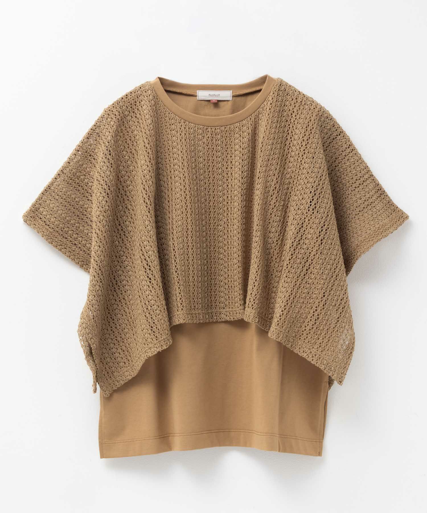 HusHusH  ケープ調Tシャツ レディース メール便 対応商品商品画像-22