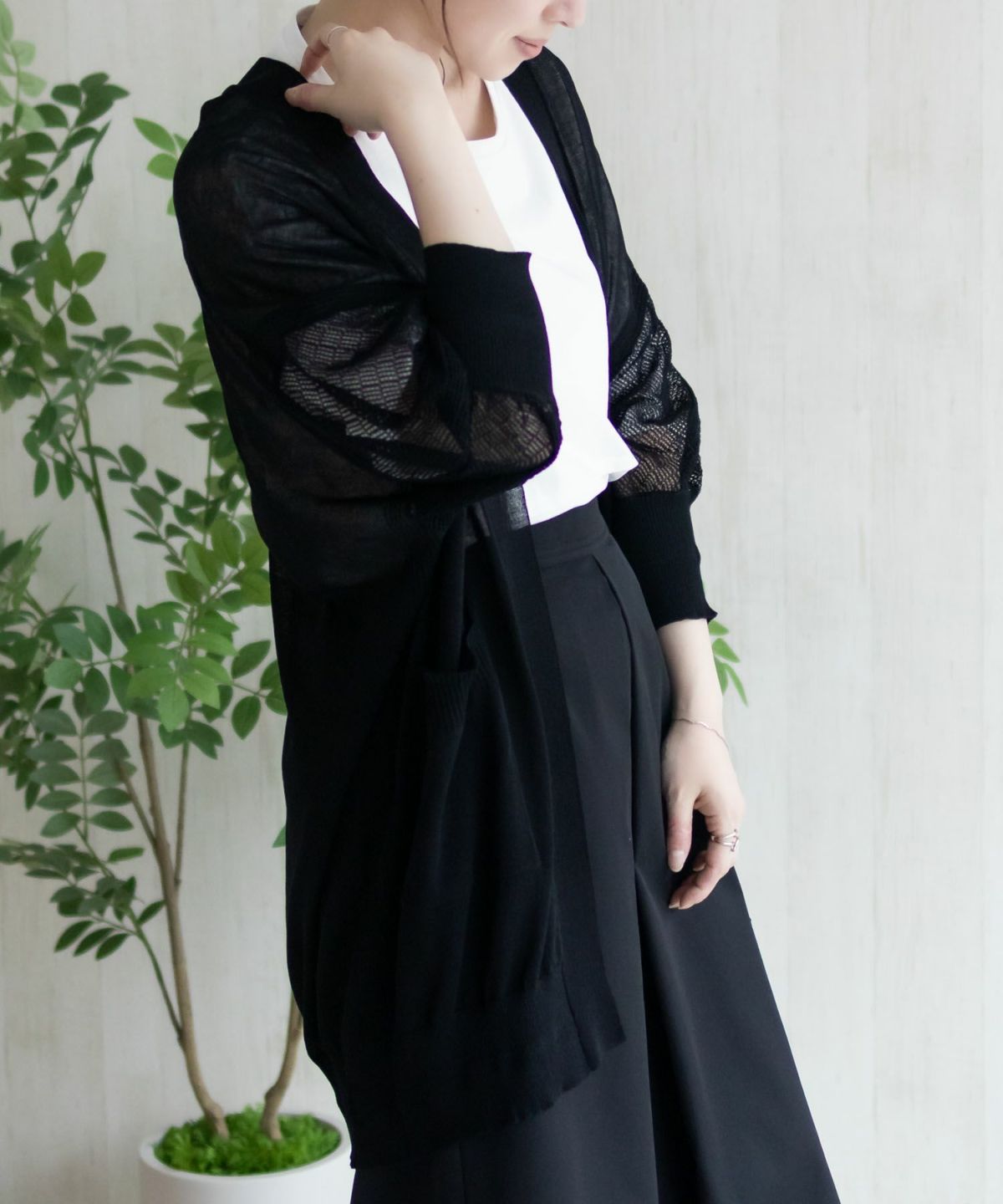 HusHusH トッパーカーディガン レディース