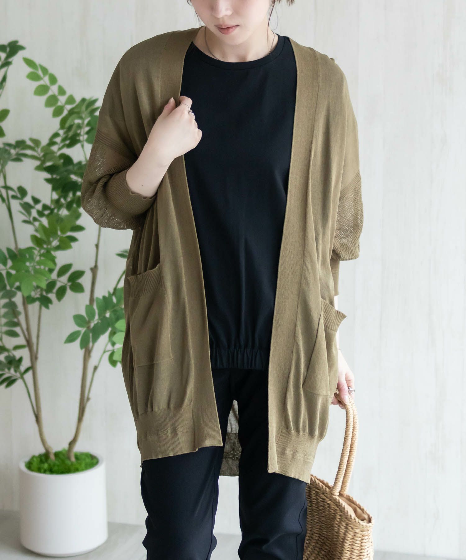 HusHusH トッパーカーディガン レディース