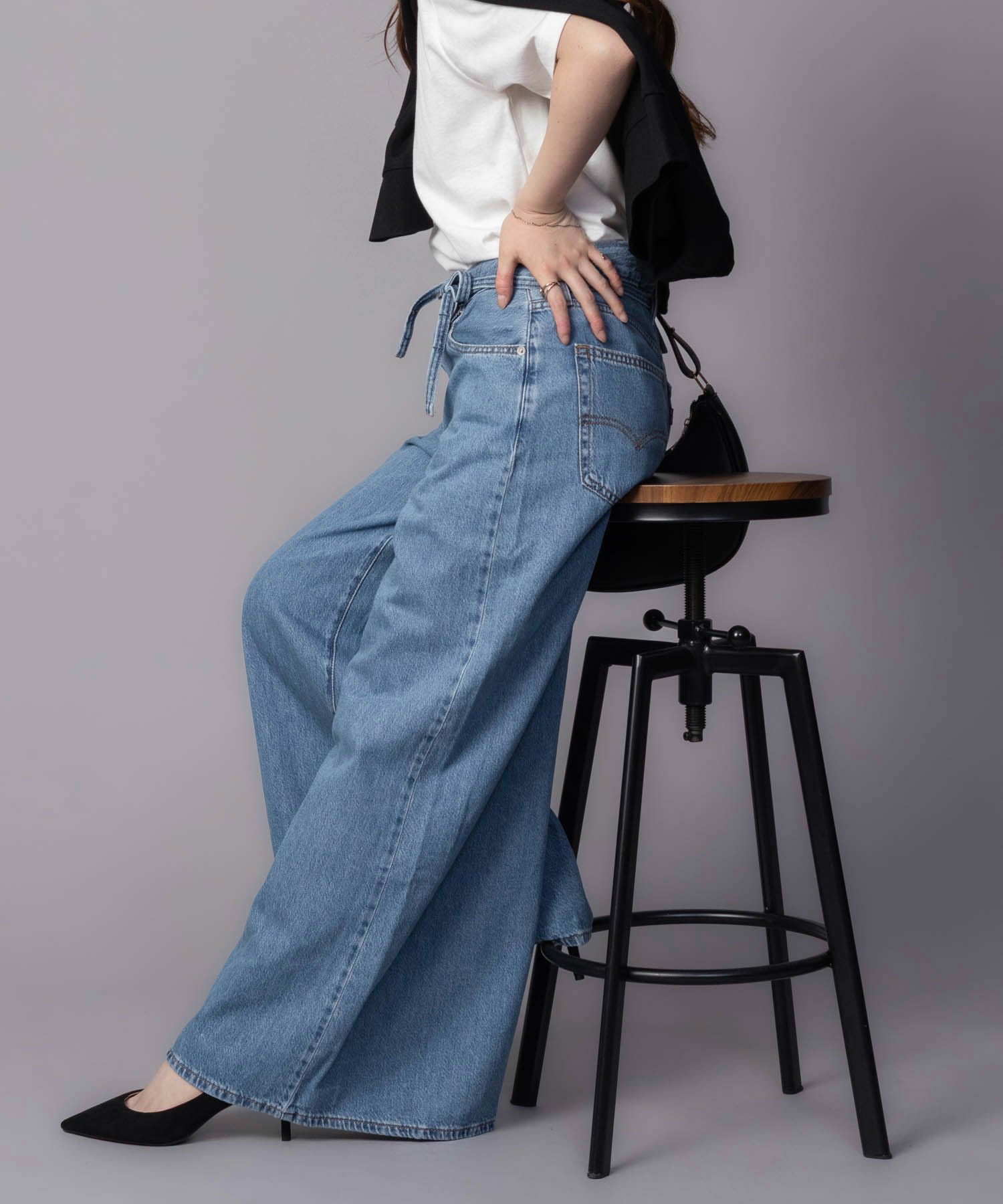 Levi's XL SUPER WIDE JEANS スーパーワイドジーンズ レディース