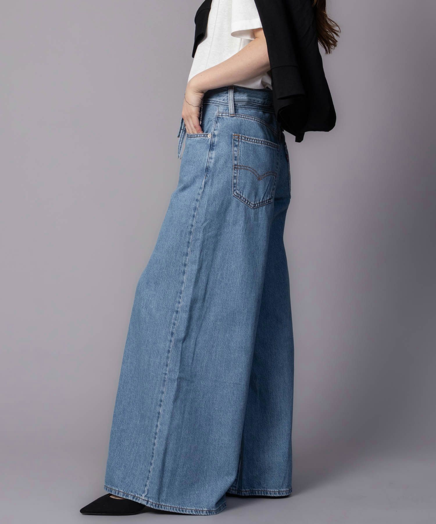 Levi's XL SUPER WIDE JEANS スーパーワイドジーンズ レディース