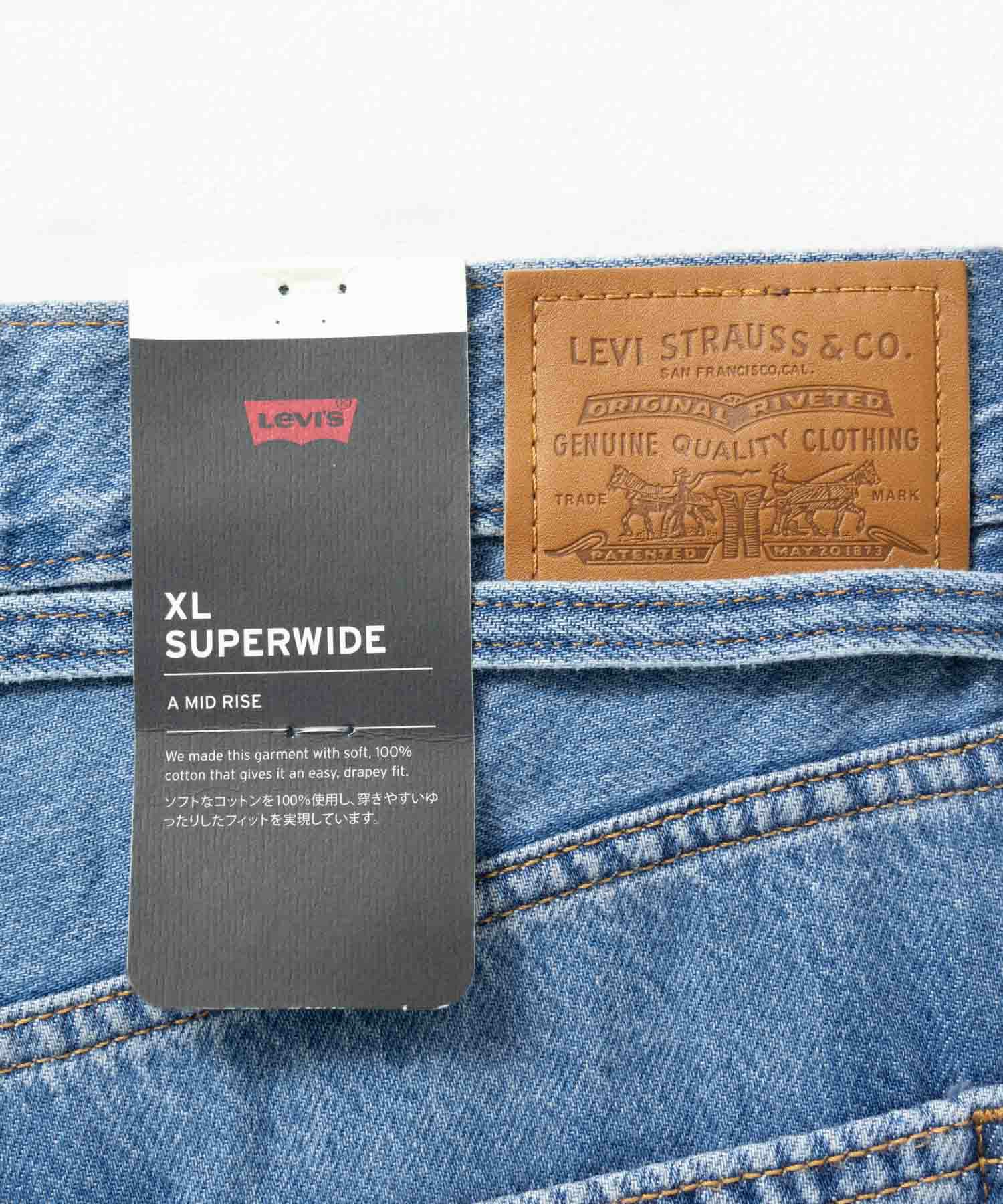 Levi's XL SUPER WIDE JEANS スーパーワイドジーンズ レディース