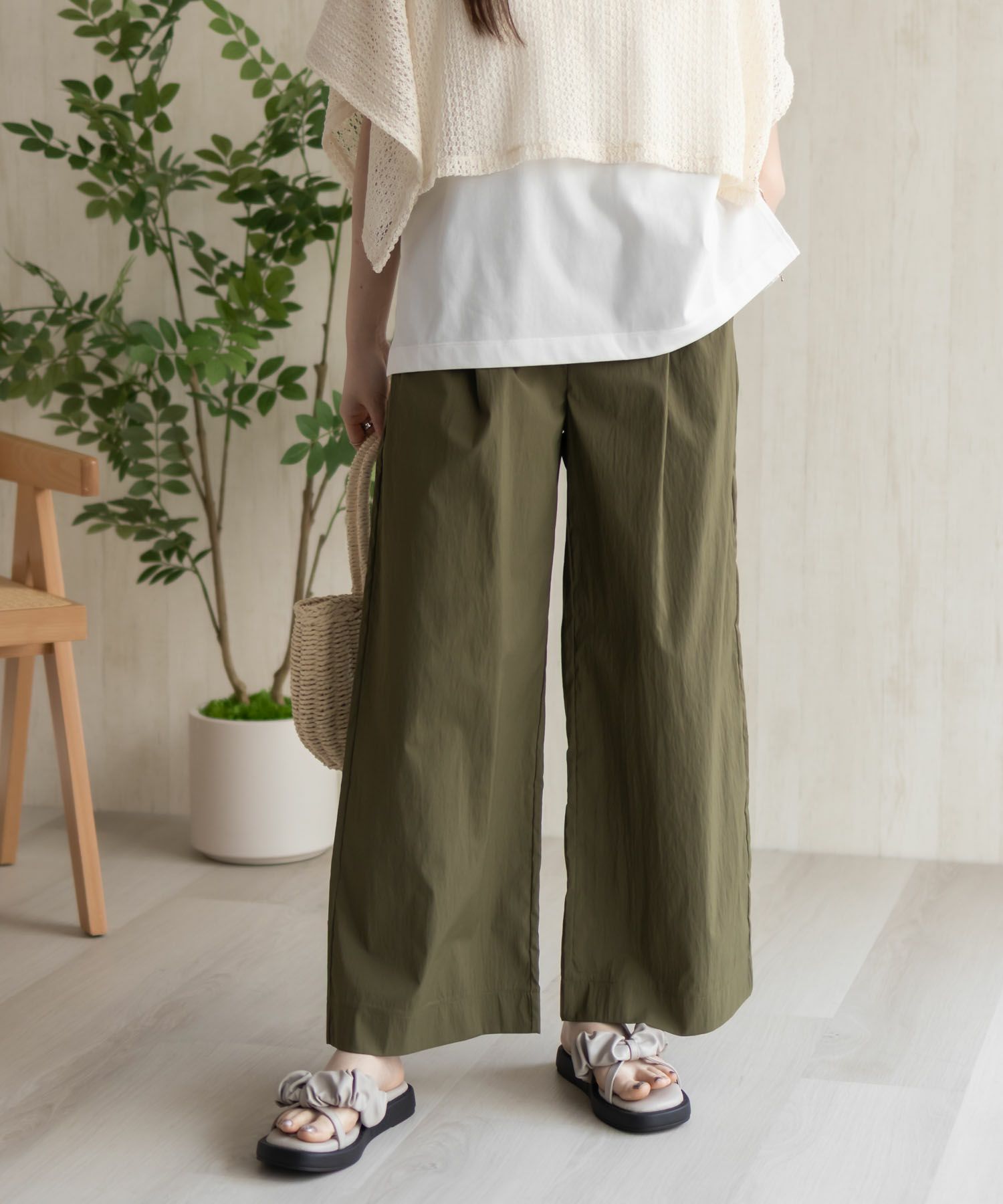 HusHusH ワイドパンツ レディース
