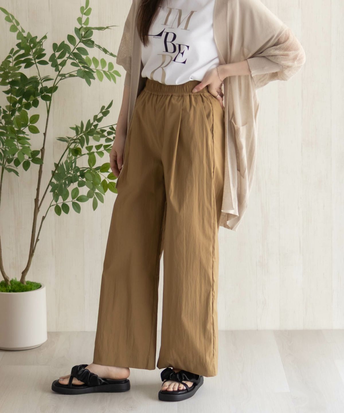 HusHusH ワイドパンツ レディース