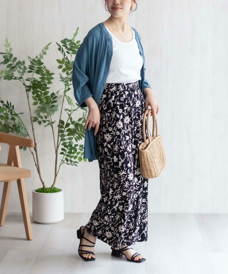 Howdy Marie インドファブリック 総柄ワイドパンツ レディース商品画像-9