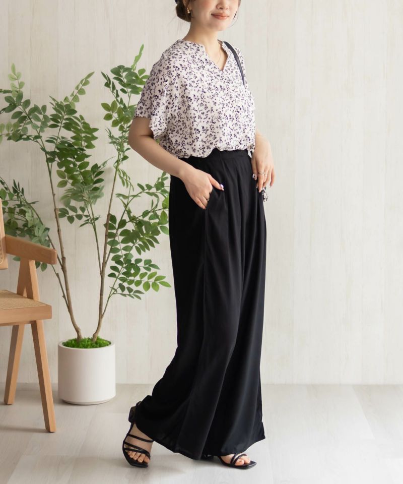 Howdy Marie インドファブリック 総柄ワイドパンツ レディース商品画像-15