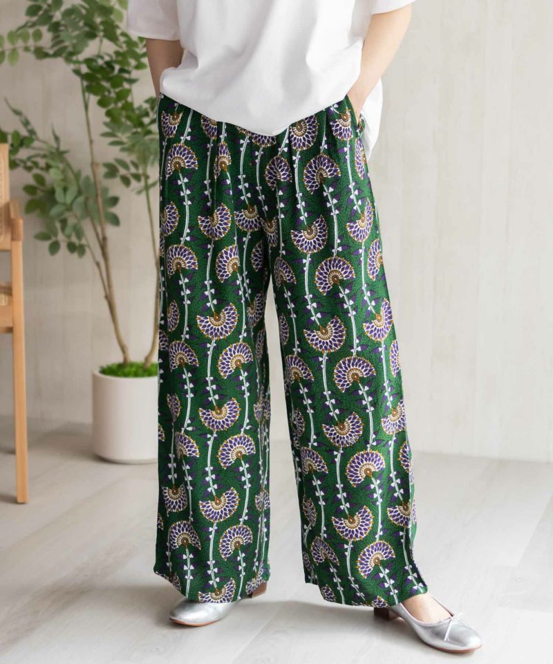 Howdy Marie インドファブリック 総柄ワイドパンツ レディース商品画像-19