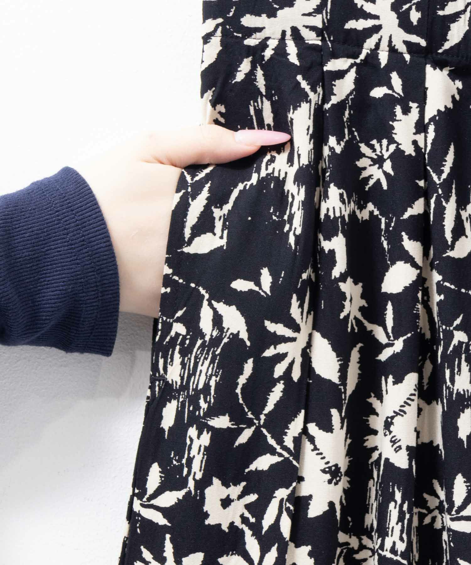 Howdy Marie インドファブリック 総柄ワイドパンツ レディース