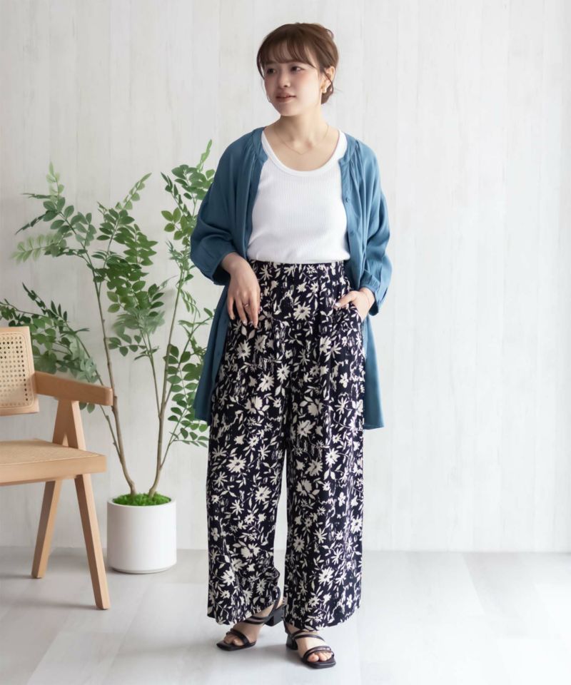 Howdy Marie インドファブリック 総柄ワイドパンツ レディース商品画像-35