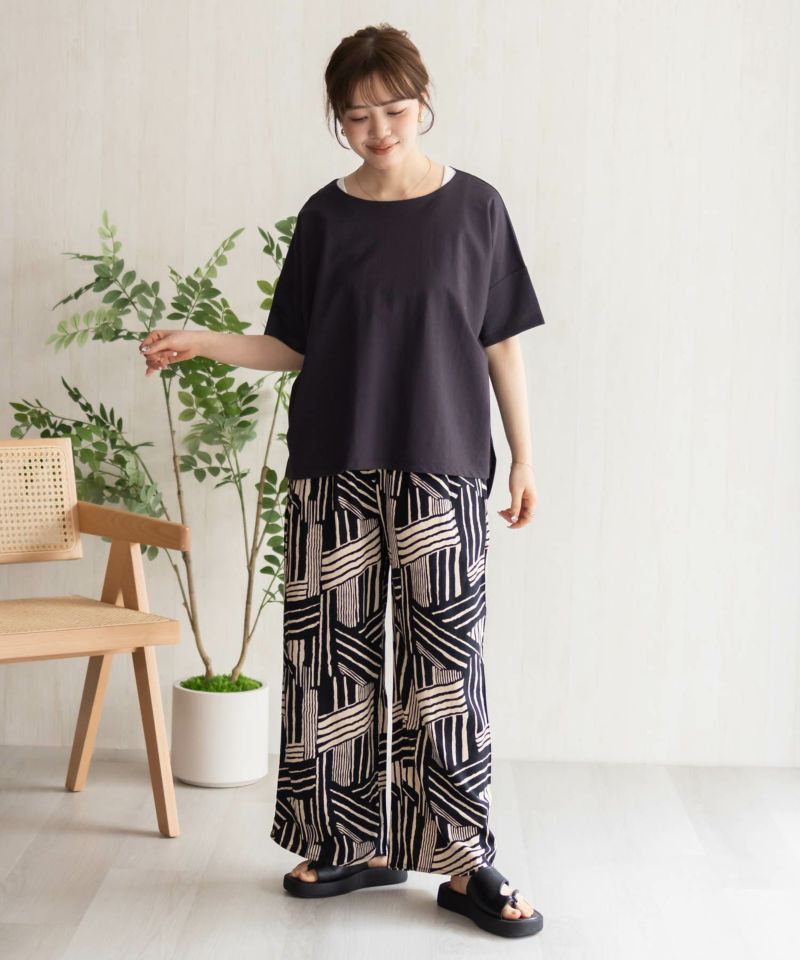 Howdy Marie インドファブリック 総柄ワイドパンツ レディース商品画像-36