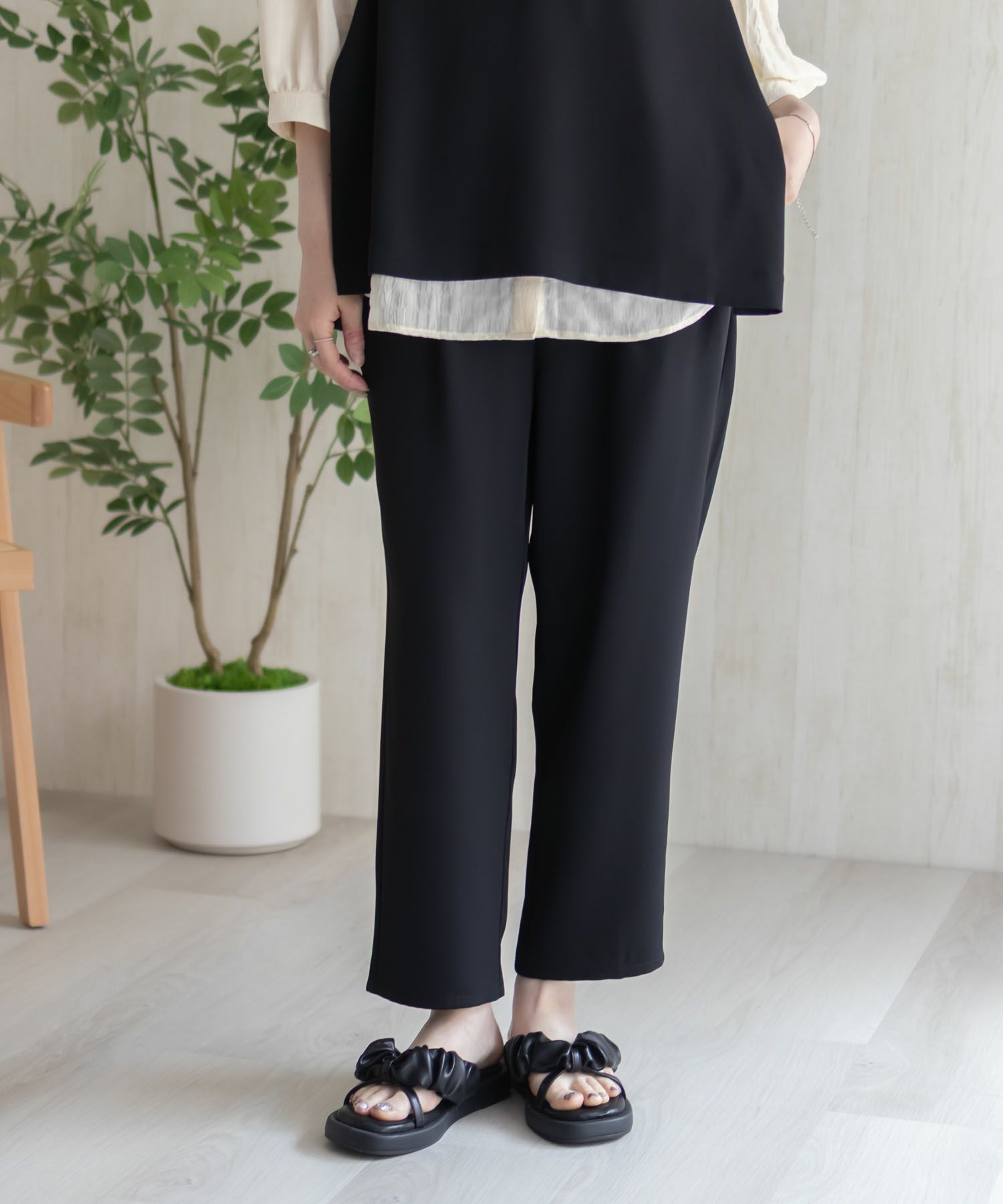 HusHusH  冷感テーパードパンツ レディース商品サムネイル-1