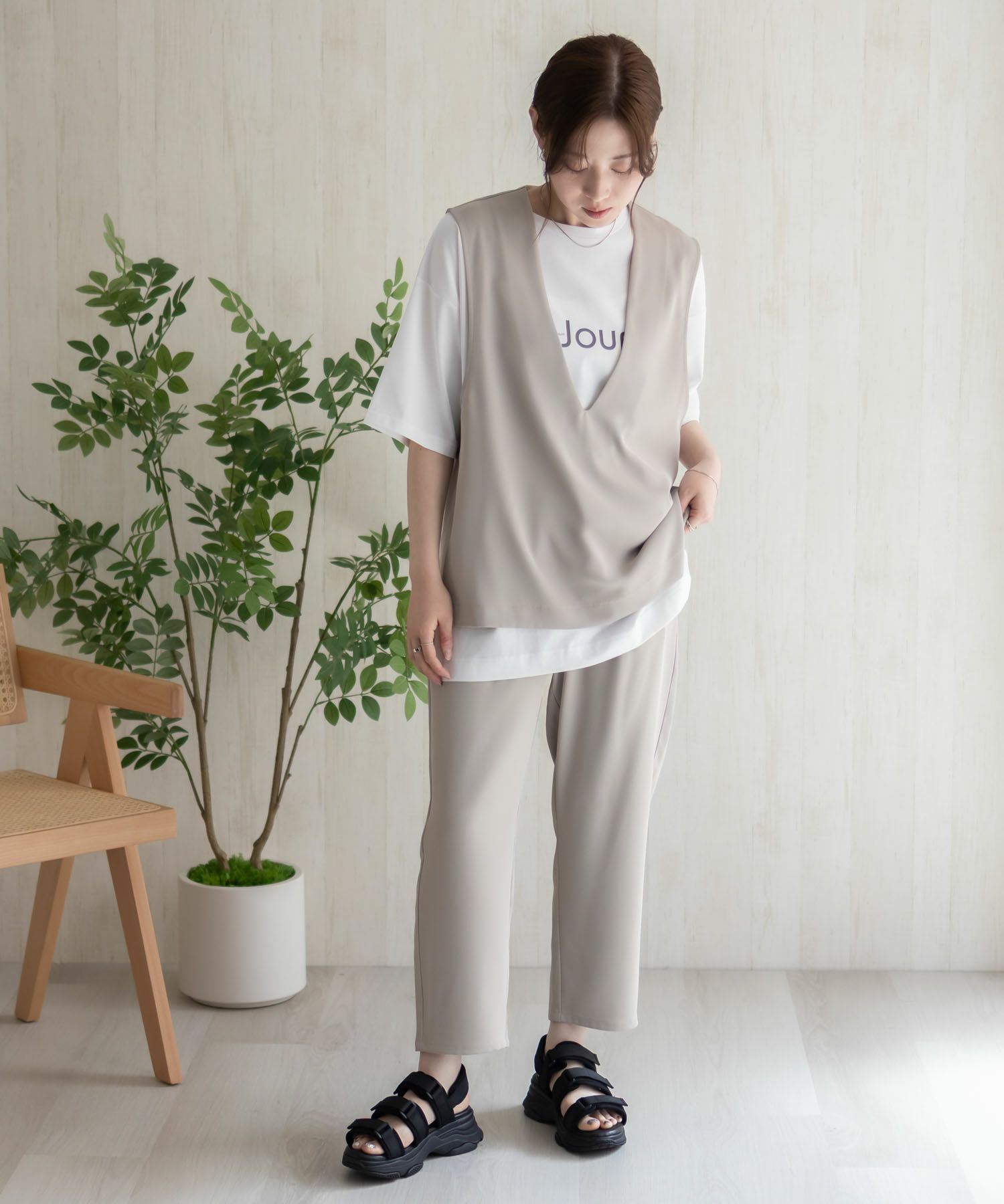 HusHusH  冷感テーパードパンツ レディース商品サムネイル-24