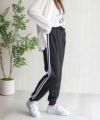 nAvy 裏メッシュジョガーパンツ レディース