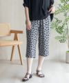 nAvy SARARI レーヨンステテコ 総柄 レディース