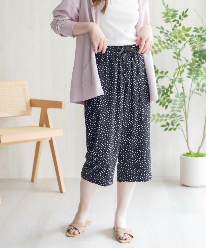 nAvy SARARI  レーヨンステテコ 総柄 レディース商品画像-3