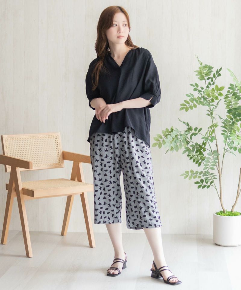 nAvy SARARI  レーヨンステテコ 総柄 レディース商品画像-38