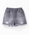 RICH MIX  デニムダメージショートパンツ キッズ商品サムネイル-3