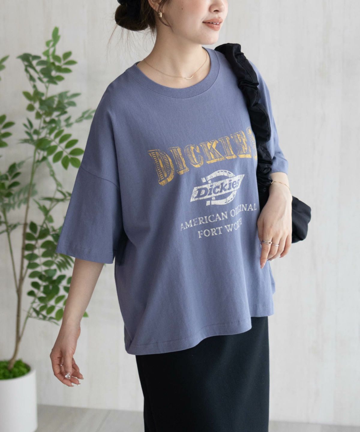 Dickies バイオ加工カレッジTシャツ レディース ネコポス 対応商品