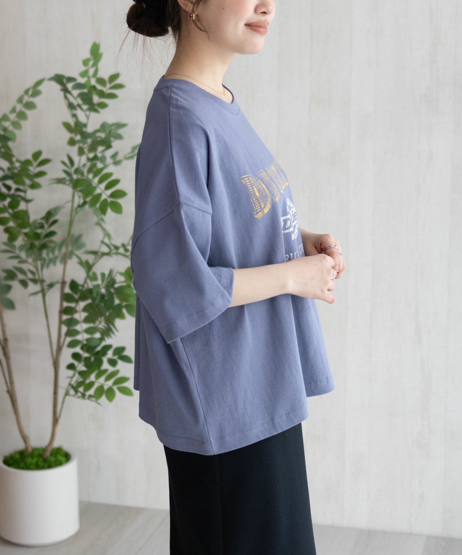 Dickies  バイオ加工カレッジTシャツ レディース メール便 対応商品商品サムネイル-7
