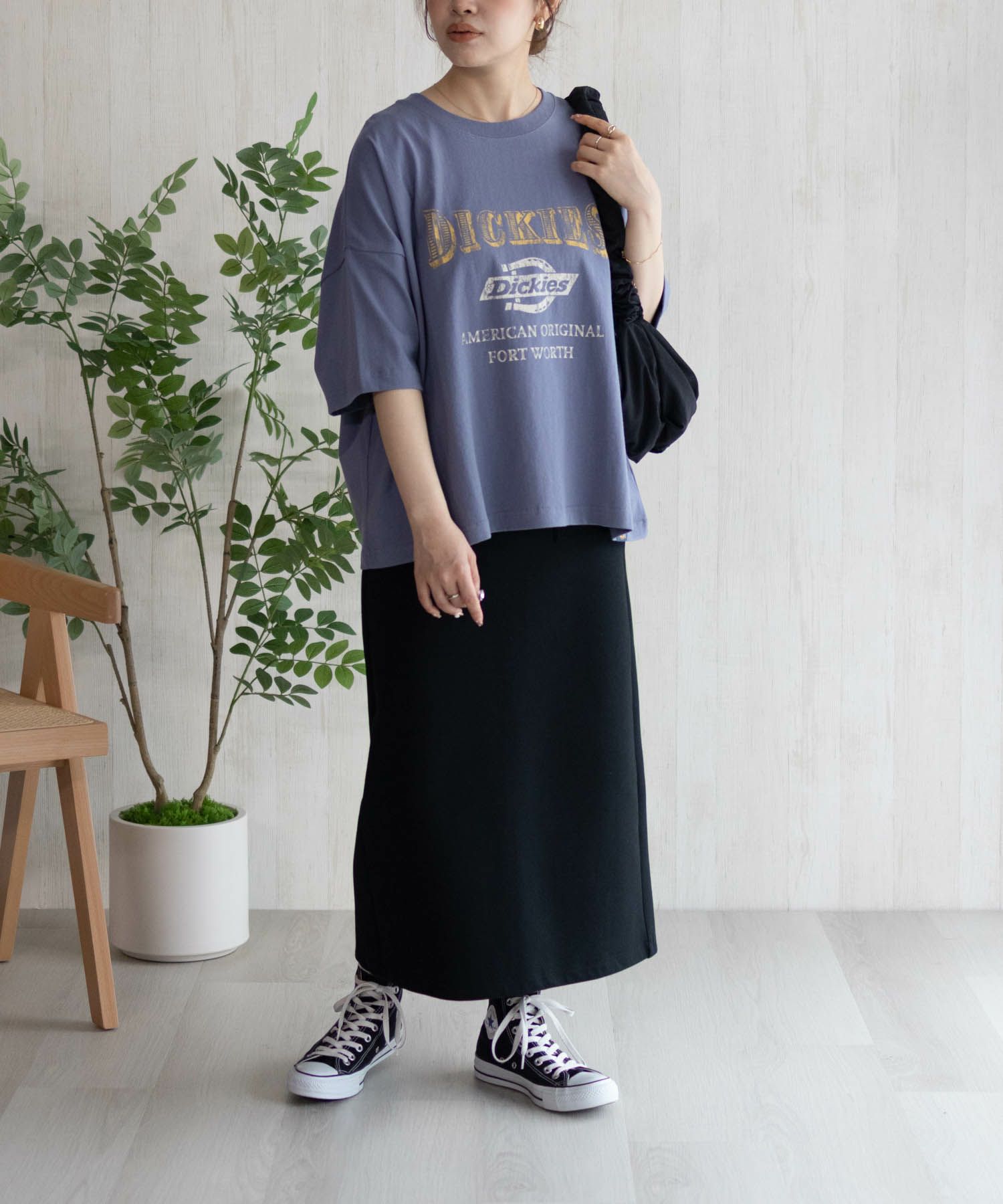 Dickies  バイオ加工カレッジTシャツ レディース メール便 対応商品商品サムネイル-9