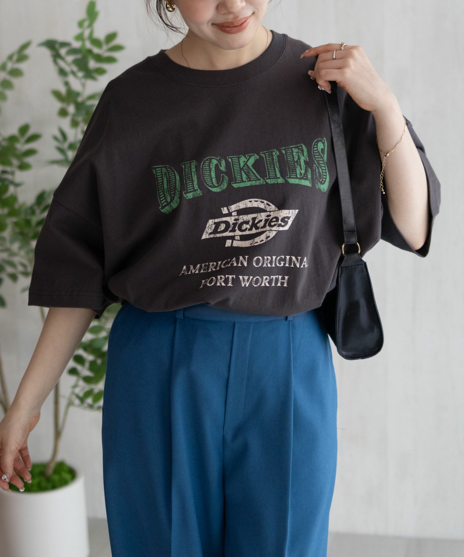 Dickies バイオ加工カレッジTシャツ レディース メール便 対応商品商品画像-12