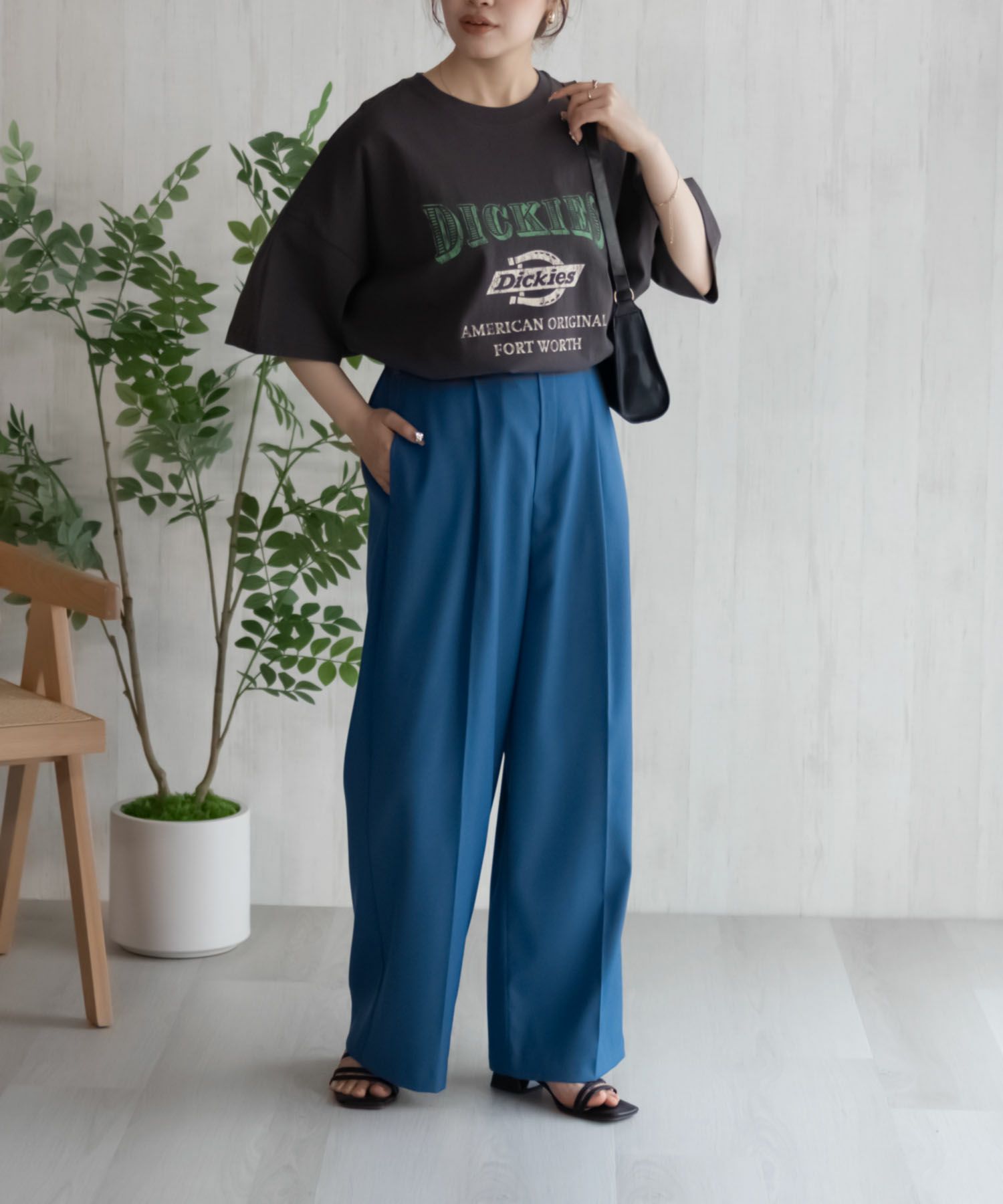 Dickies バイオ加工カレッジTシャツ レディース ネコポス 対応商品