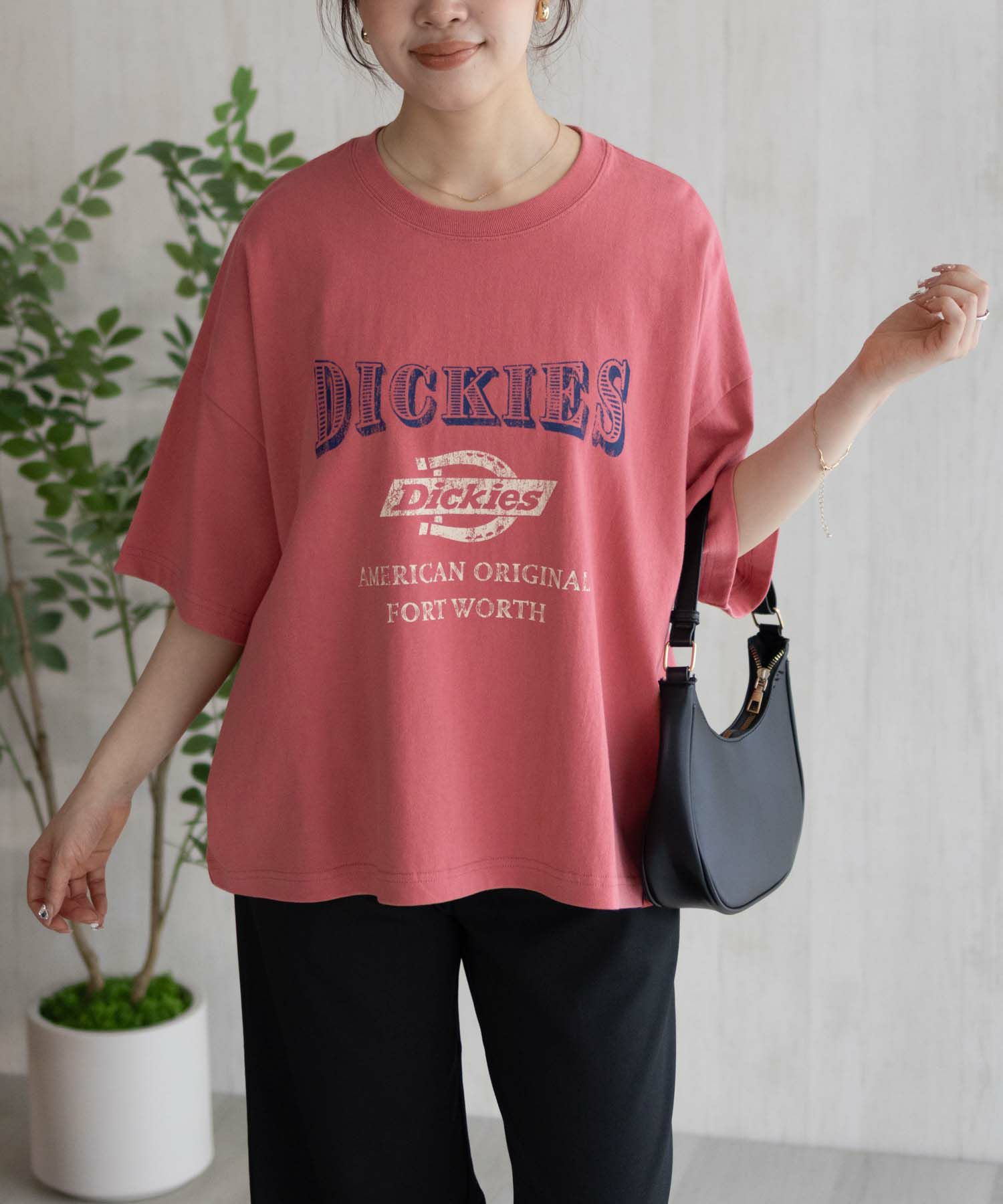 Dickies バイオ加工カレッジTシャツ レディース メール便 対応商品商品画像-14