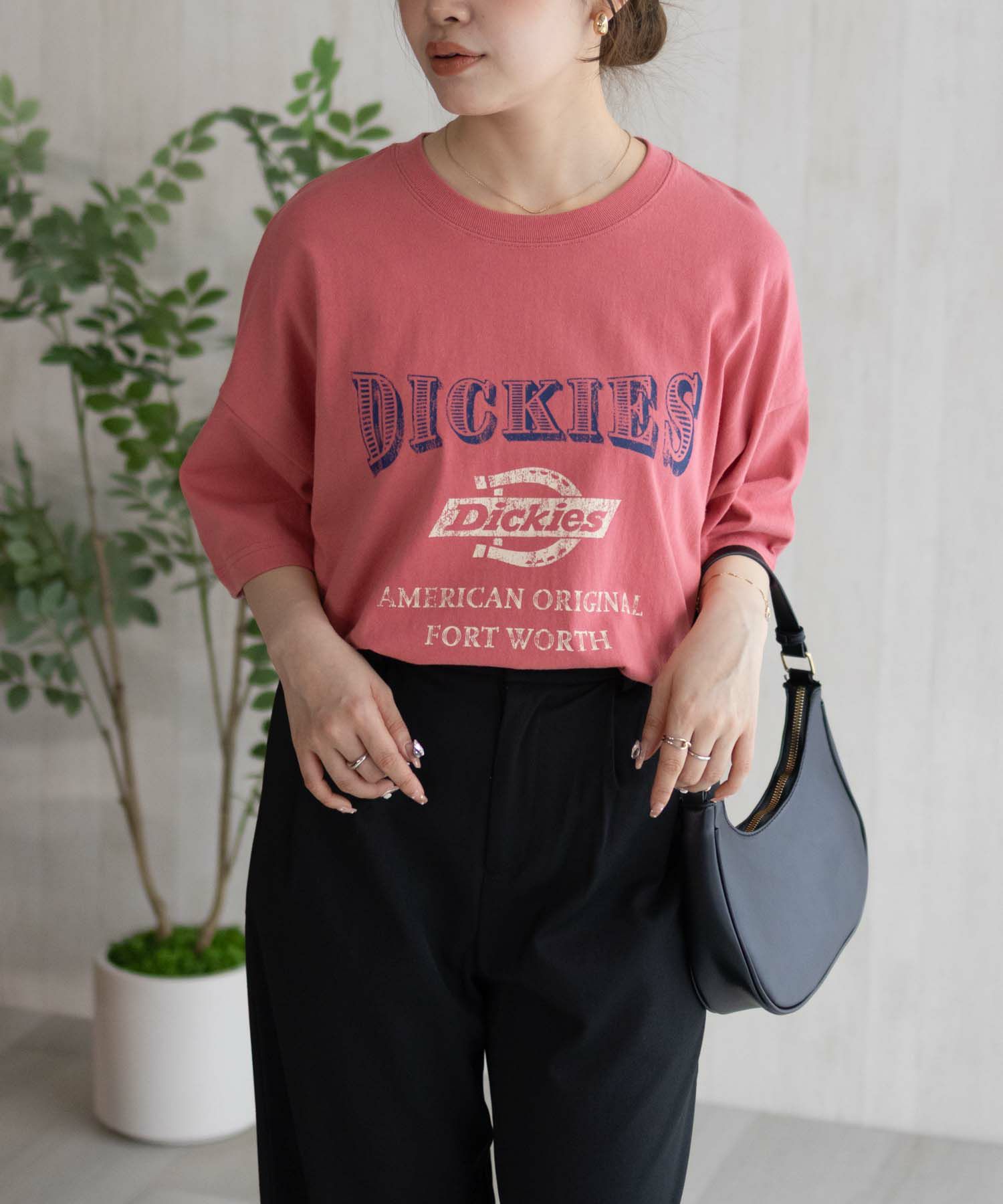 Dickies バイオ加工カレッジTシャツ レディース メール便 対応商品商品画像-15