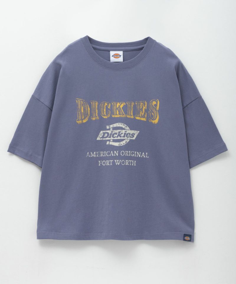 国内発送 Dickies バイオ加工カレッジTシャツ レディース レディースウェア