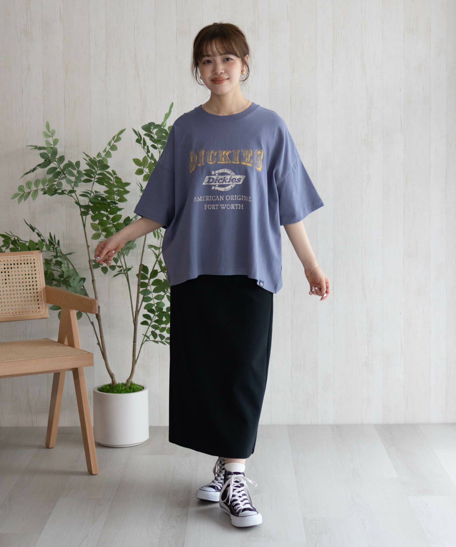 Dickies  バイオ加工カレッジTシャツ レディース メール便 対応商品商品サムネイル-30