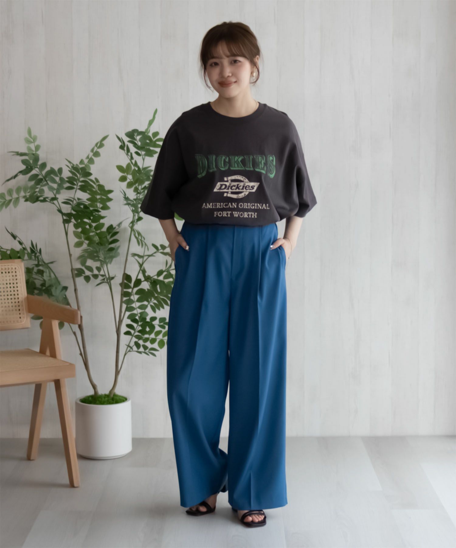 Dickies  バイオ加工カレッジTシャツ レディース メール便 対応商品商品サムネイル-31