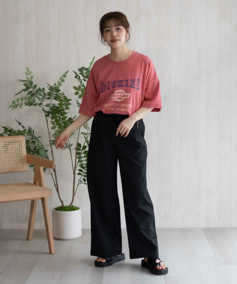 Dickies バイオ加工カレッジTシャツ レディース メール便 対応商品商品画像-32