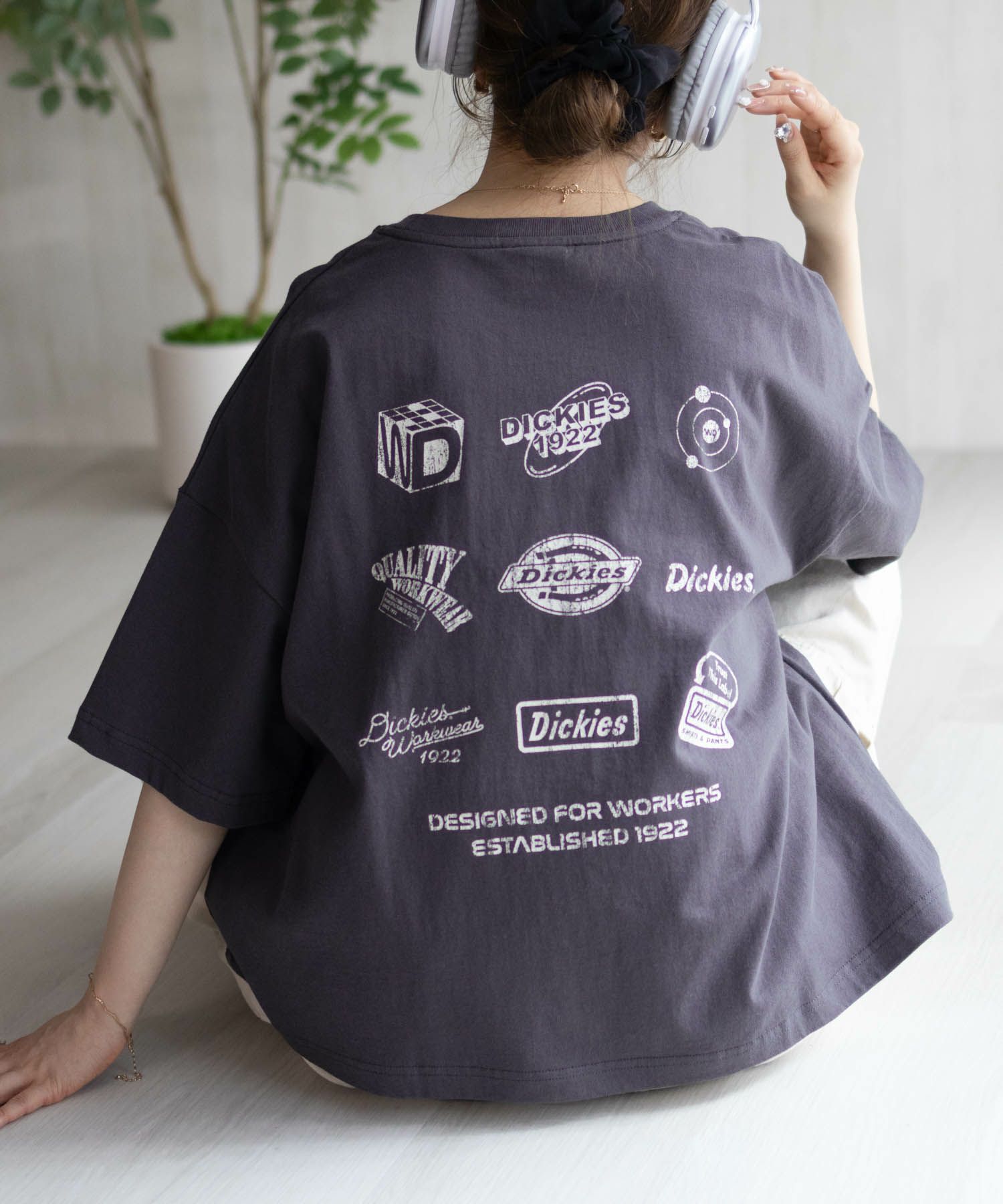 Dickies  バイオ加工アイコンTシャツ レディース メール便 対応商品商品サムネイル-6