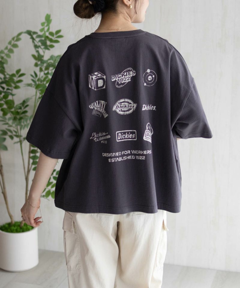 Dickies  バイオ加工アイコンTシャツ レディース メール便 対応商品商品画像-8
