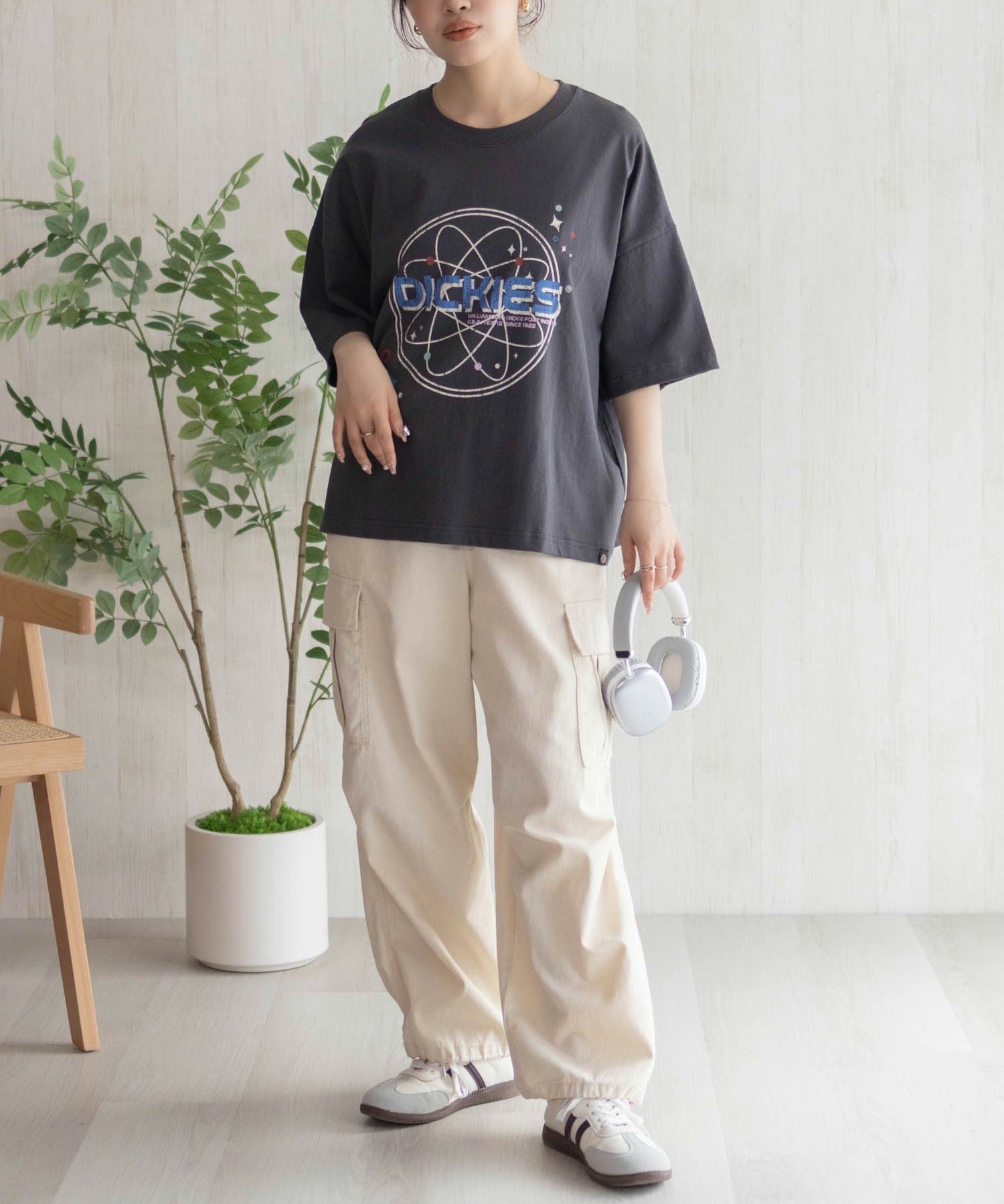 Dickies バイオ加工アイコンTシャツ レディース メール便 対応商品商品画像-9