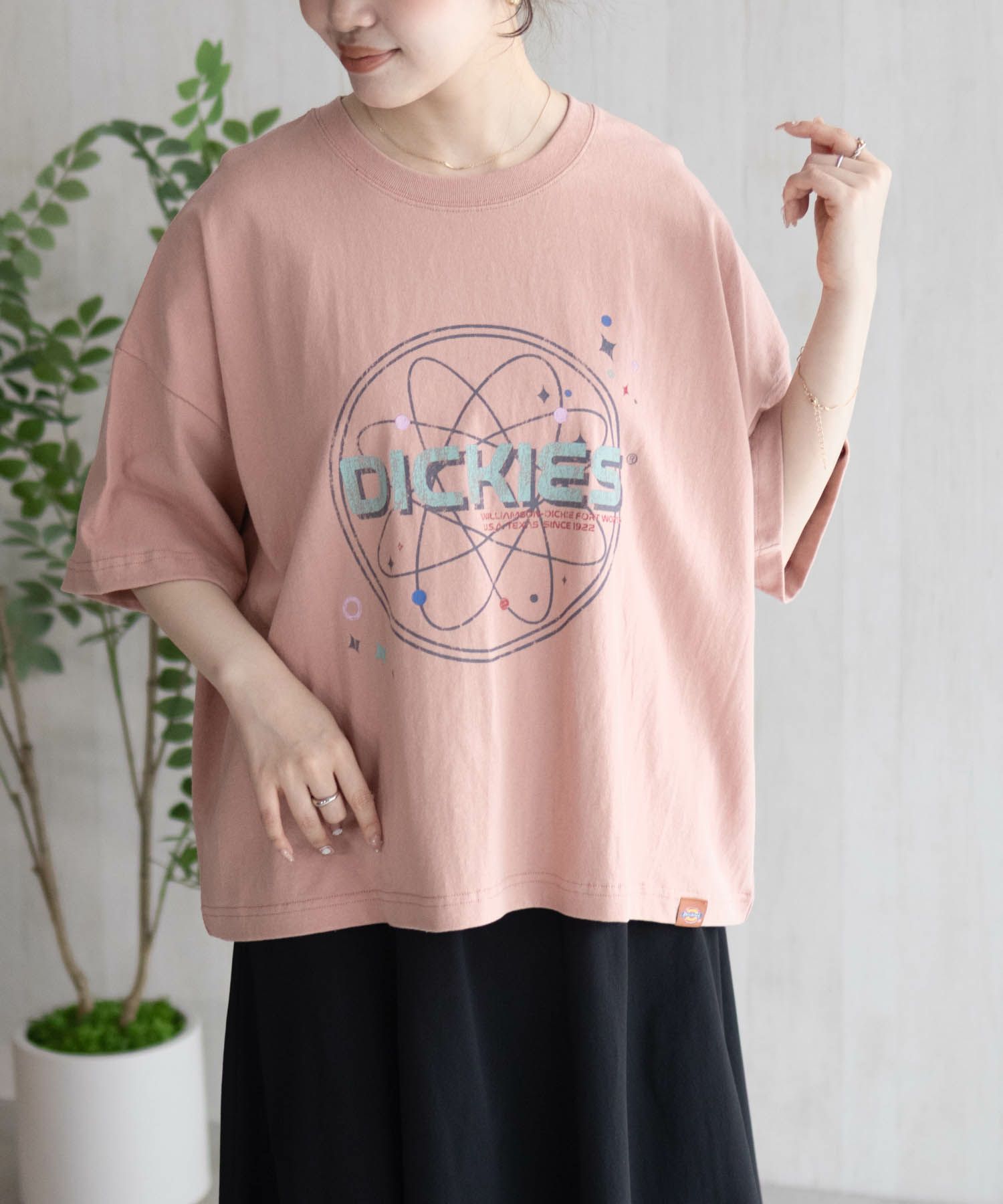 Dickies  バイオ加工アイコンTシャツ レディース メール便 対応商品商品画像-10