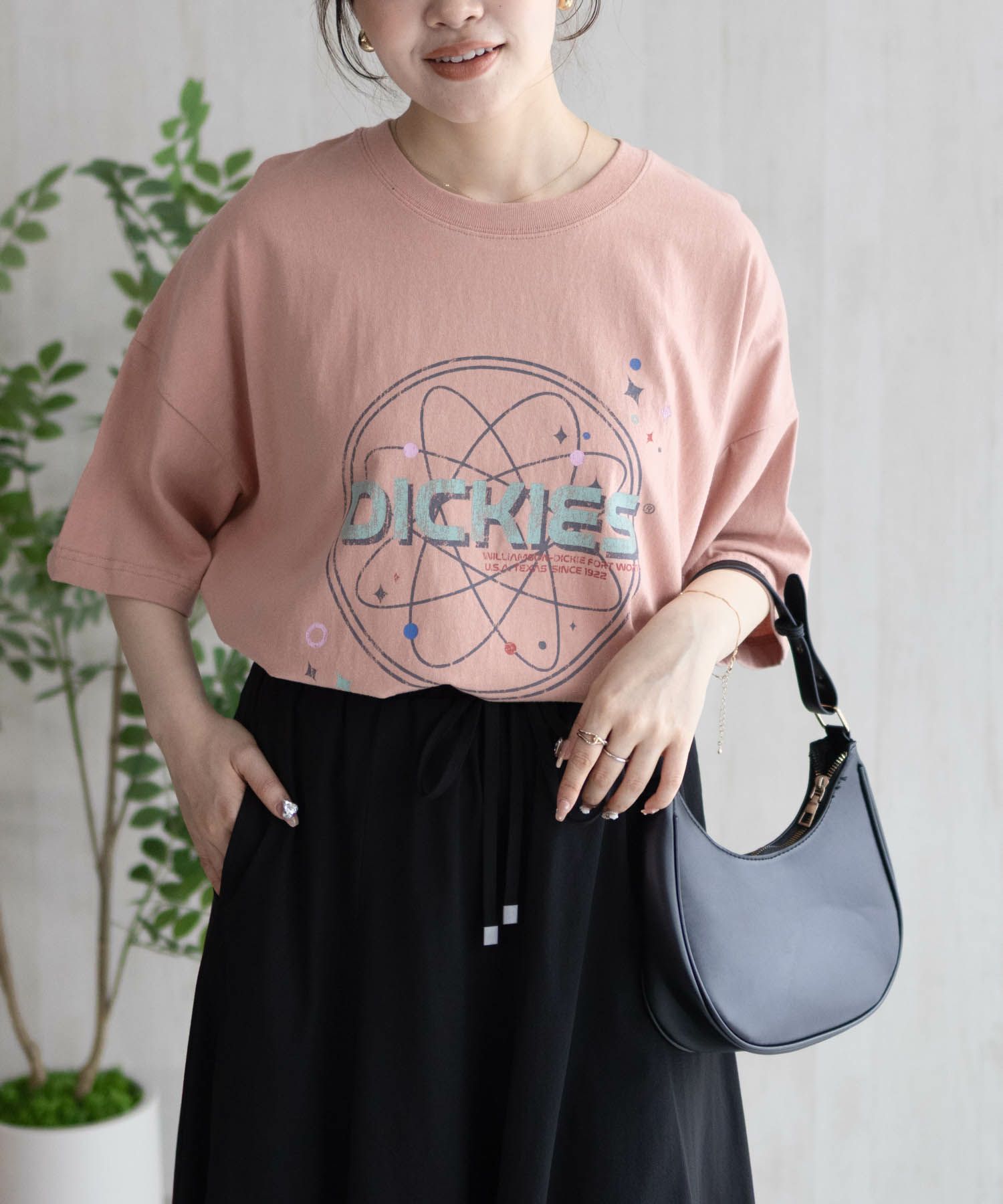 Dickies バイオ加工アイコンTシャツ レディース メール便 対応商品商品画像-11