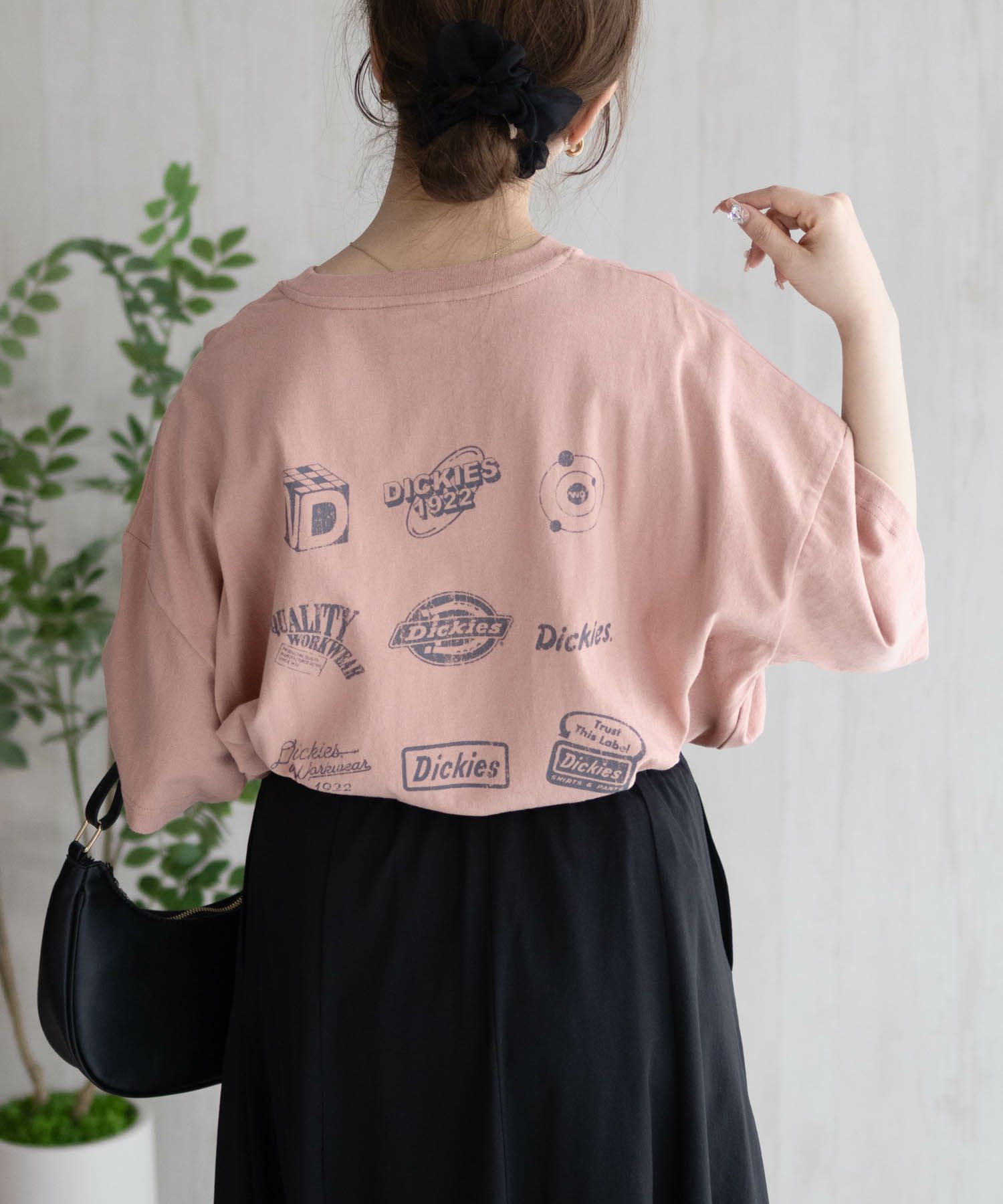 Dickies バイオ加工アイコンTシャツ レディース メール便 対応商品商品画像-12