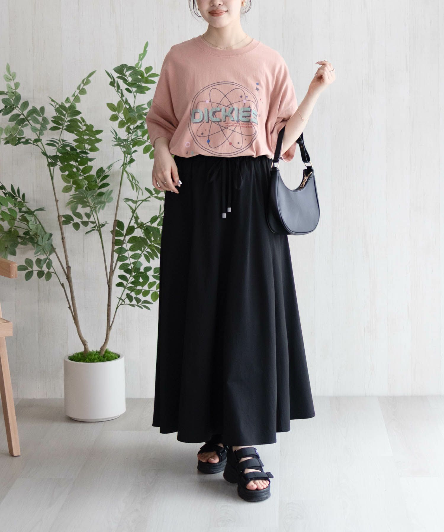 Dickies  バイオ加工アイコンTシャツ レディース メール便 対応商品商品画像-13