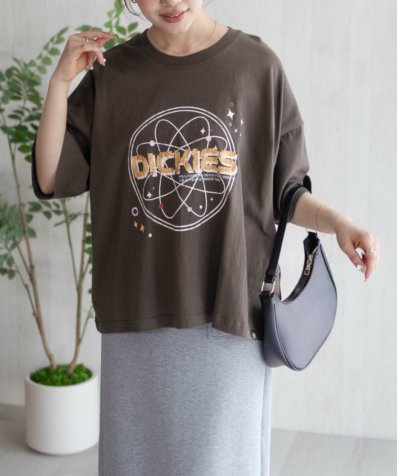 Dickies  バイオ加工アイコンTシャツ レディース メール便 対応商品商品画像-14