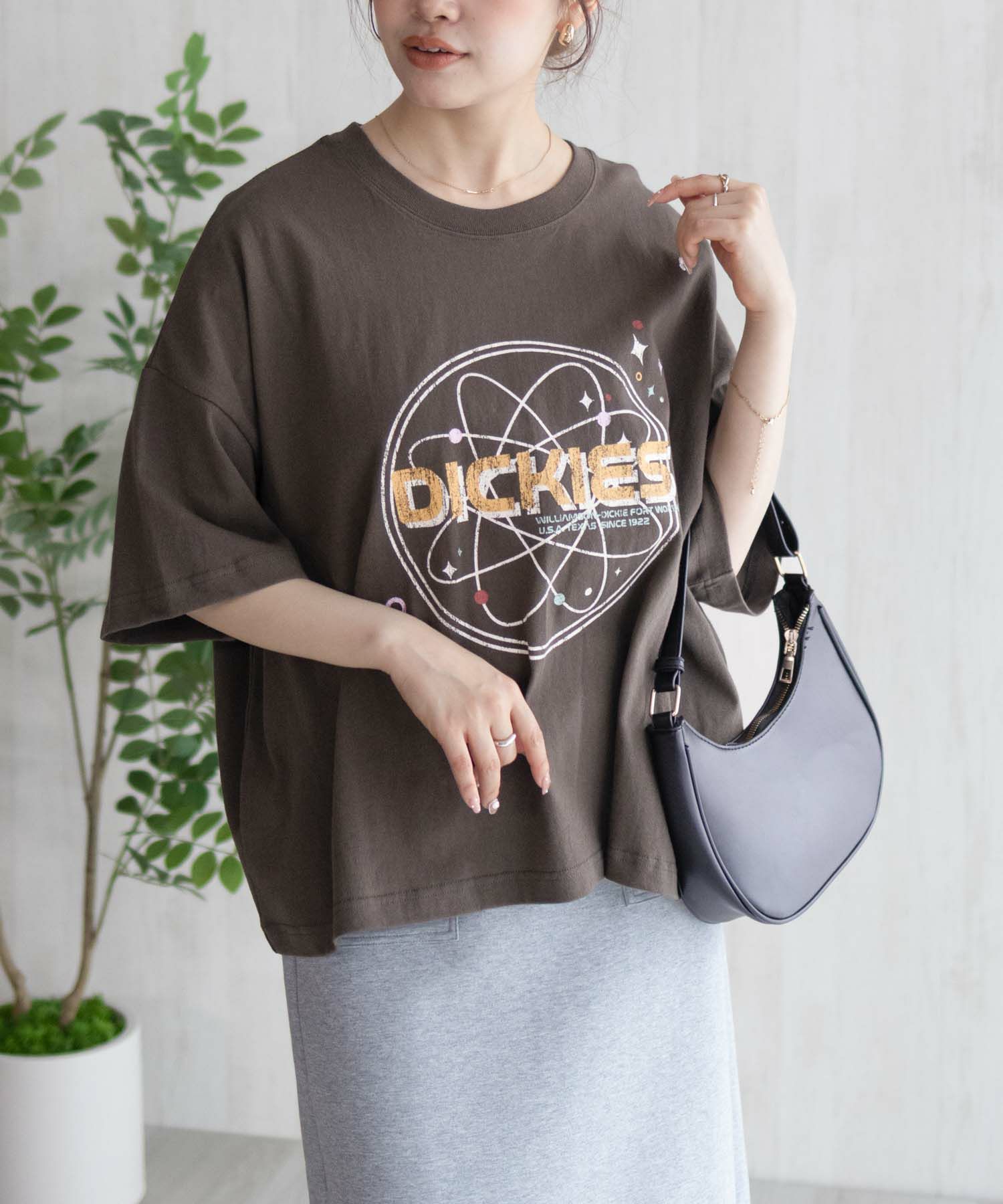 Dickies  バイオ加工アイコンTシャツ レディース メール便 対応商品商品画像-16