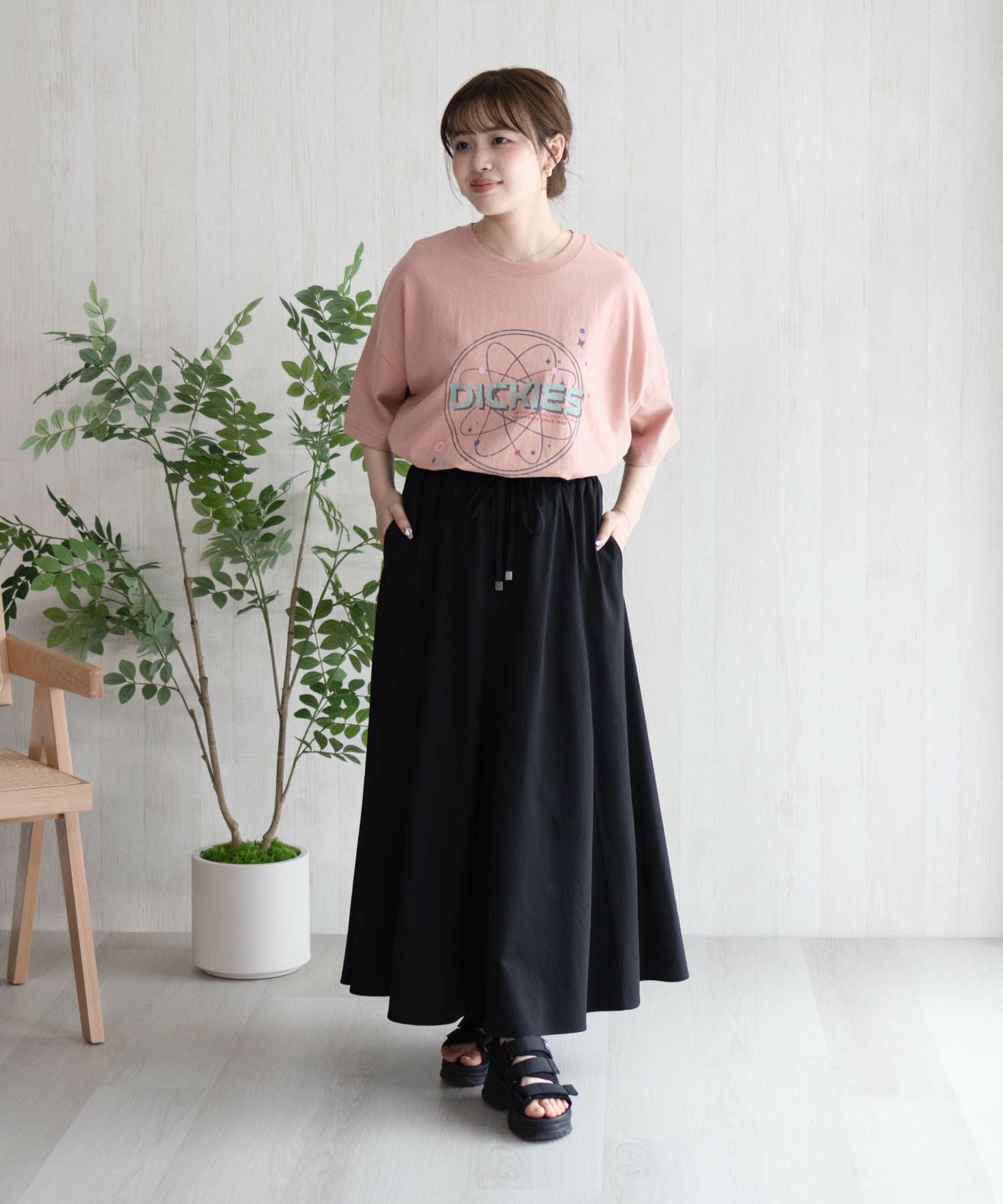 Dickies  バイオ加工アイコンTシャツ レディース メール便 対応商品商品画像-28