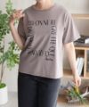 NAVY  メッセージプリントTシャツ レディース メール便 対応商品商品サムネイル-4