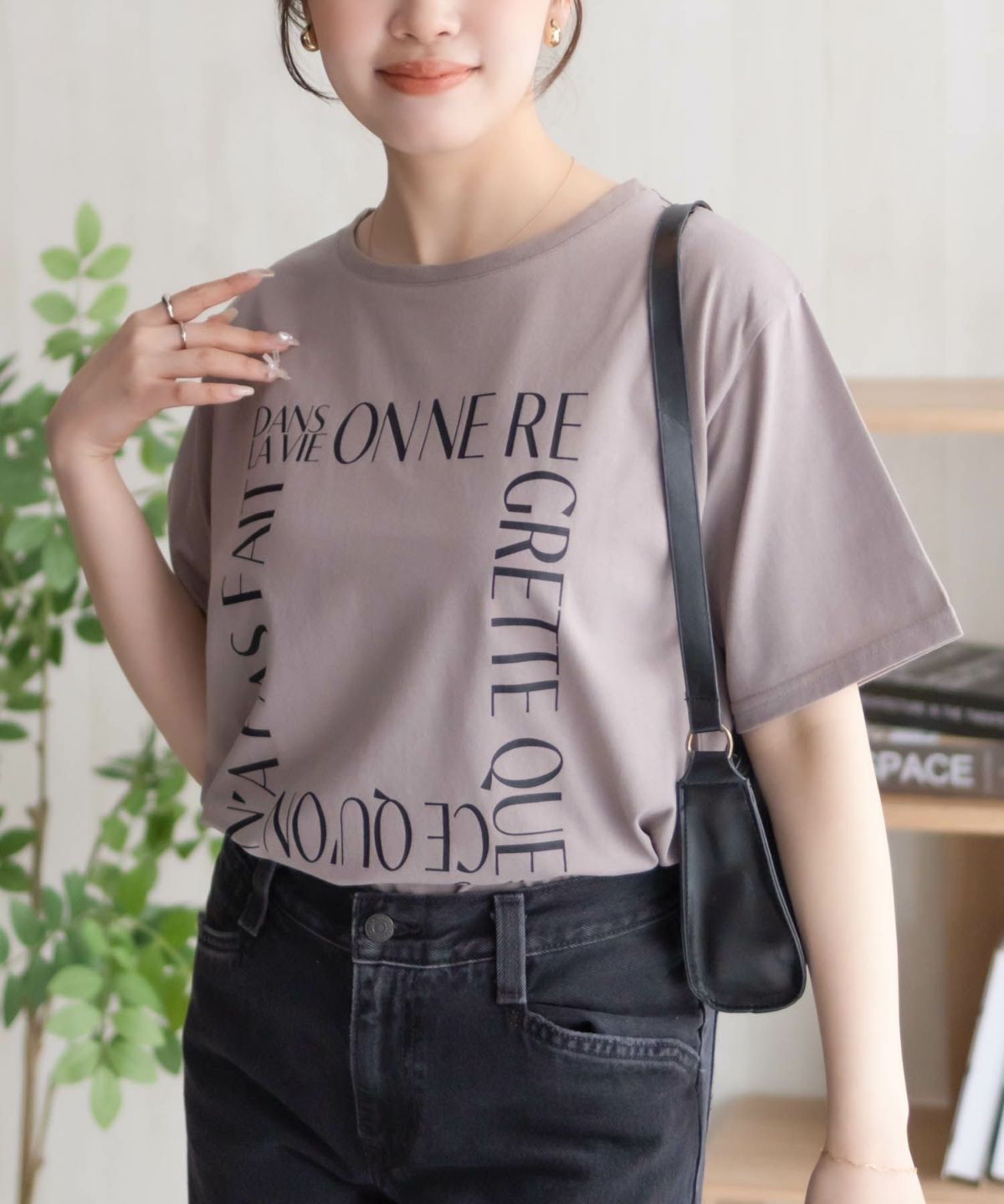 NAVY メッセージプリントTシャツ レディース ネコポス 対応商品