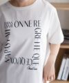NAVY  メッセージプリントTシャツ レディース メール便 対応商品商品サムネイル-12
