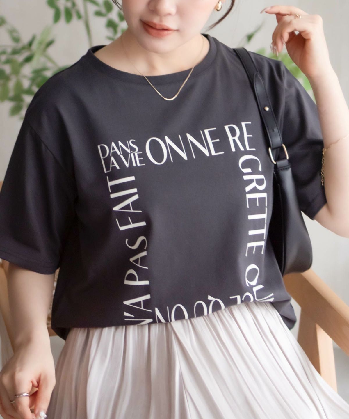 NAVY メッセージプリントTシャツ レディース ネコポス 対応商品