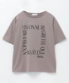 NAVY  メッセージプリントTシャツ レディース メール便 対応商品商品サムネイル-21