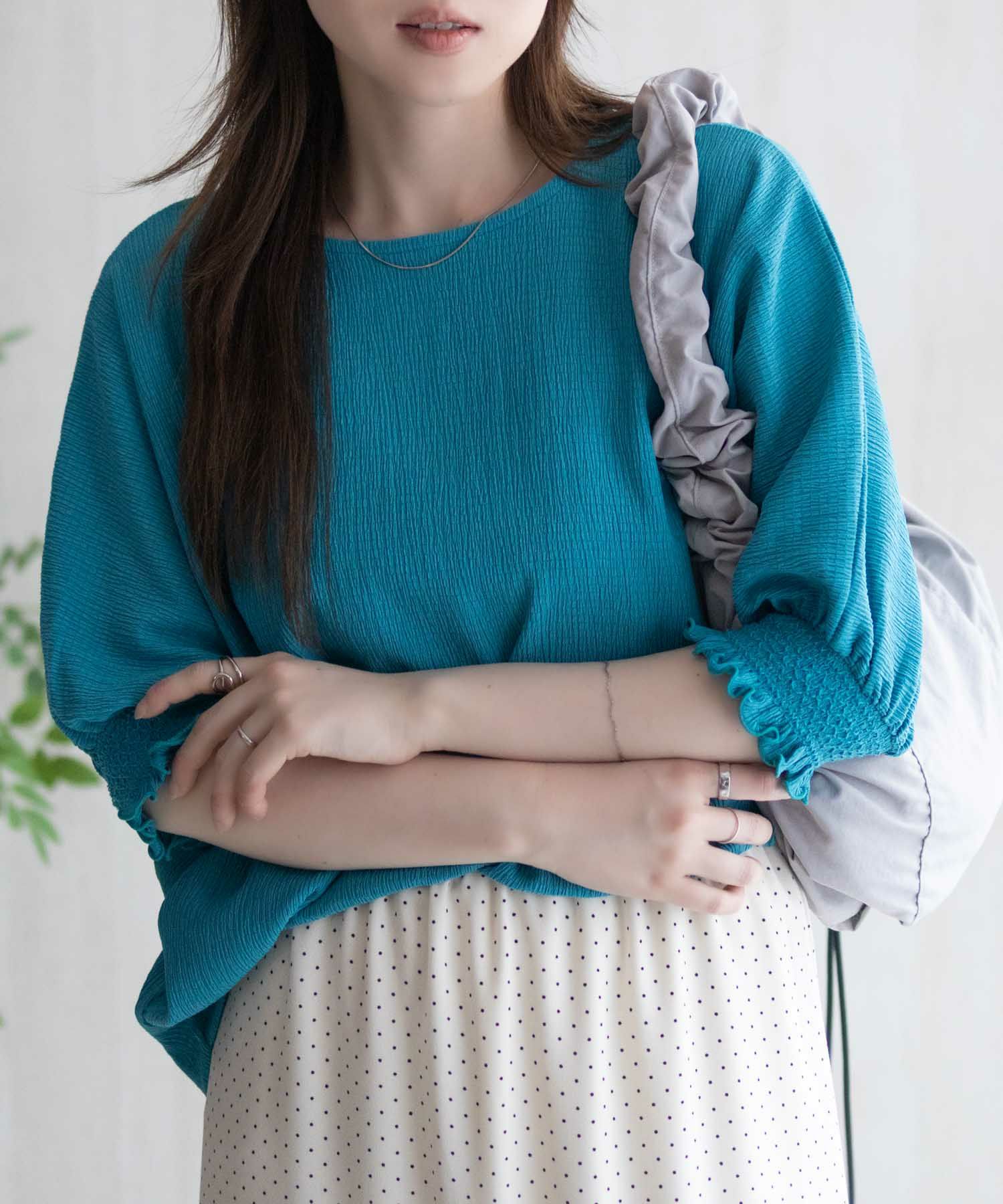 Howdy Marie  袖ゴムシャーリングプルオーバー レディース メール便 対応商品商品画像-13